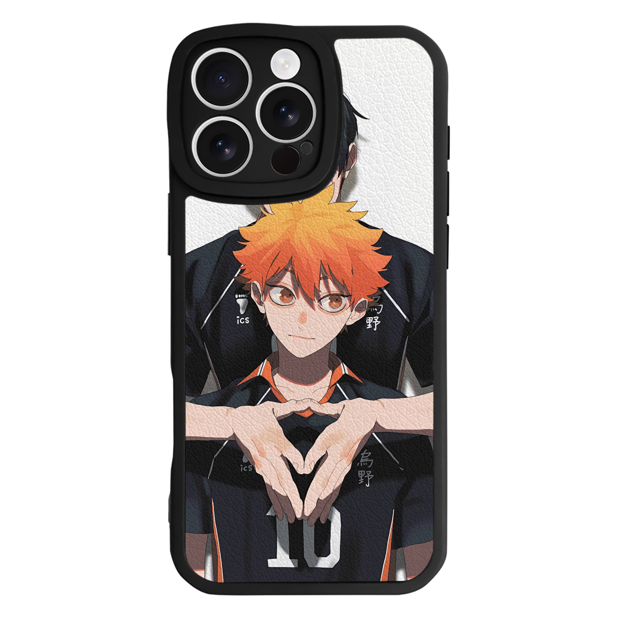 （画像用） ハイキュー!! Haikyu!! 【iPhone 16シリーズ対応】シリコンスマホケース（レザー調） 材質：シリコン